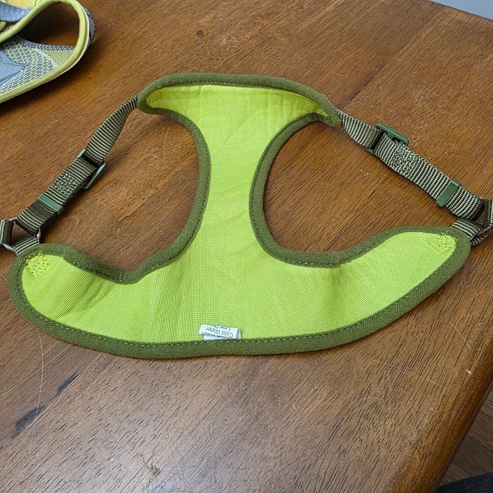 Auroth Dog Harness XL ‎ Comfortable Reflective Adjustable Padded Green 18-35